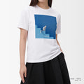 予約：urday【Animal／White Cat／B】フォトTシャツ（7949763）ホワイト/urday（マミアン）