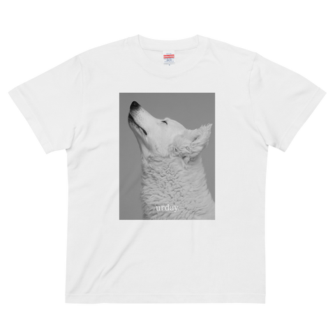 urday【Animal／White Dog／WB】フォトTシャツ（8202181）ホワイト/urday（マミアン）