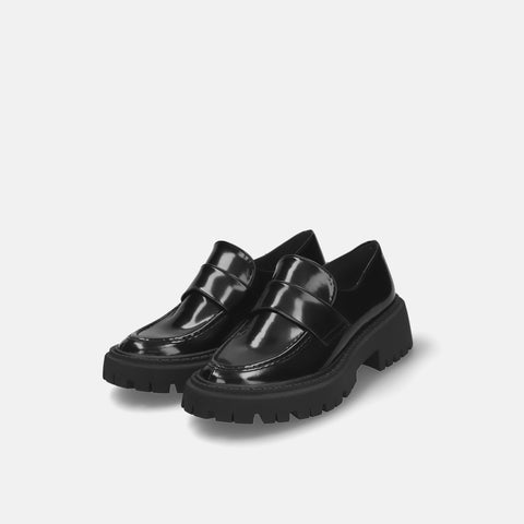 予約：トラックソール ローファー（m100014）ブラックG