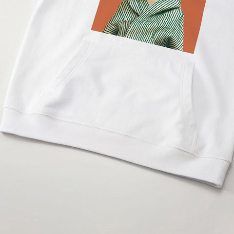 予約：urday【cat】アートワークスウェットプルパーカ（u-a-spk-0001-04）ホワイト